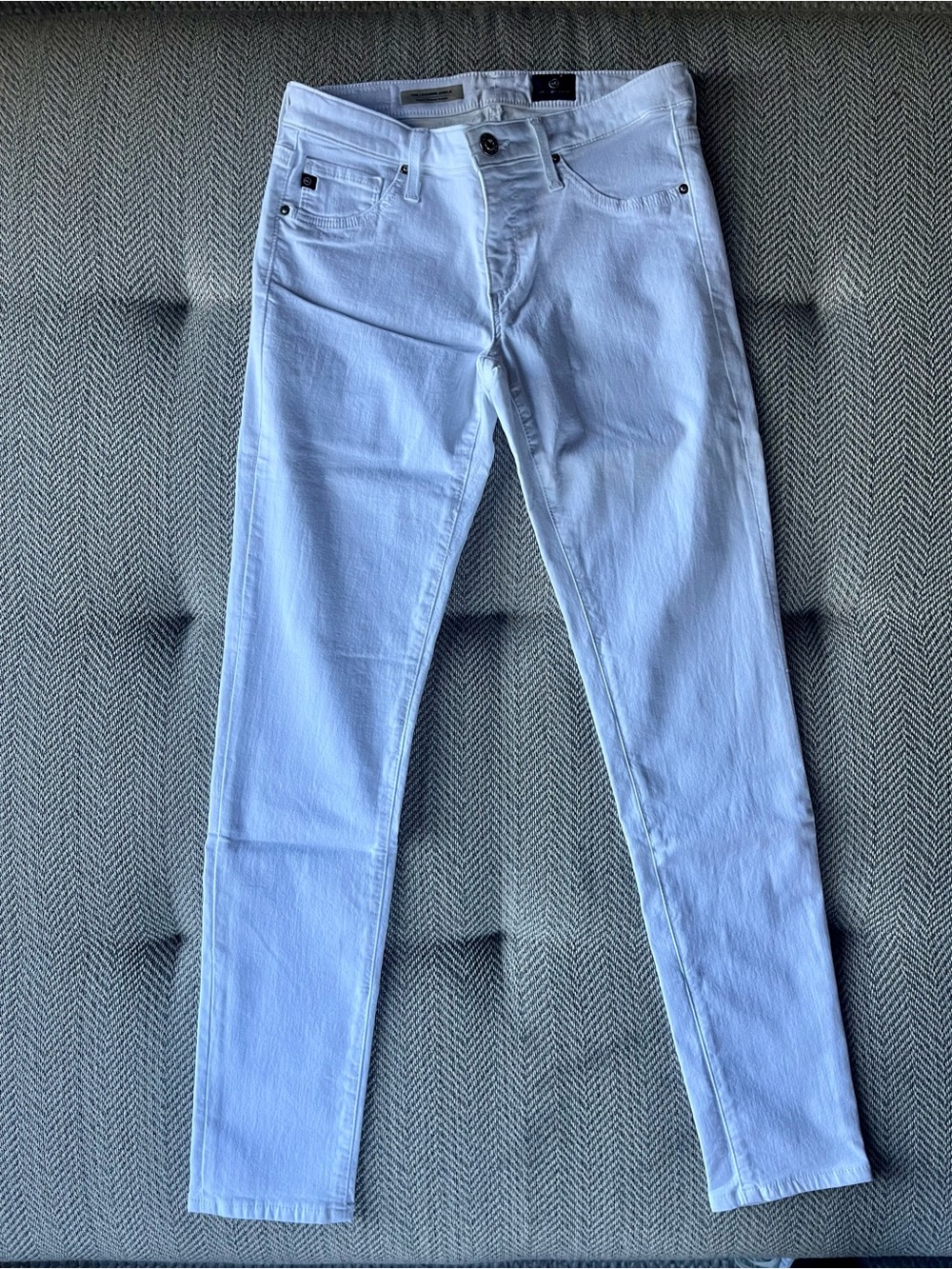 NWT Ag Adriano Goldschmied The Legging Ankle Skinny Jeans - White